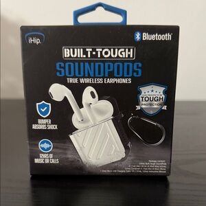 h.i.p. Built-Tough Soundpods Wireless Earphones - Black and Blue